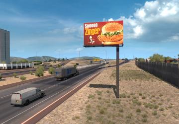 Real Advertisements version 1.8 for American Truck Simulator (v1.37.x, - 1.39.x)
