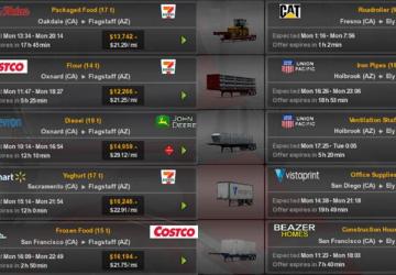 Real Companies & Trailers Pack version 2.5 for American Truck Simulator (v1.46.x)