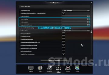 Realistic Physics Mod version 9.0.3 for American Truck Simulator (v1.47.x, 1.48.x)