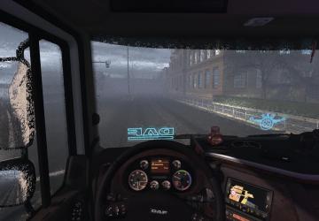 Realistic Rain & Thunder Sounds version 4.6 for American Truck Simulator (v1.43.x)