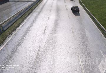 Realistic Rain & Thunder Sounds version 7.5 for American Truck Simulator (v1.54.x)