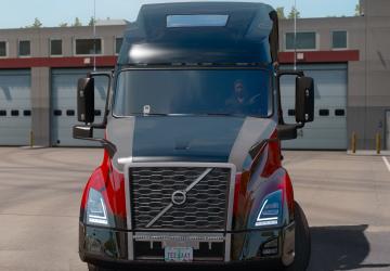 Red Tech Skin for Volvo VNL 2019 version 1.0 for American Truck Simulator (v1.32.x, - 1.35.x)