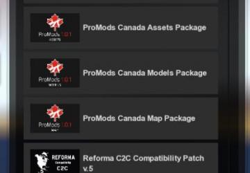 Map Reforma map version 2.5.8 for American Truck Simulator (v1.48.x)