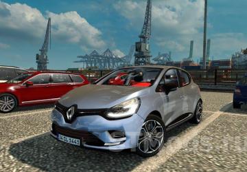 Renault Clio 4 version 2.1 for American Truck Simulator (v1.48.x)