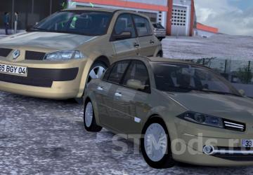 Renault Megane 2 version 2.2.1 for American Truck Simulator (v1.46.x, 1.47.x)