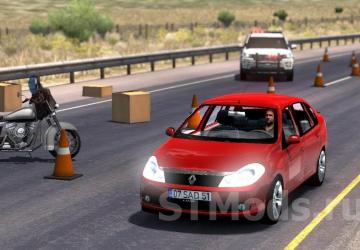 Renault Symbol 2009 version 1.5.1 for American Truck Simulator (v1.47.x)