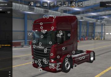 RJL Scania R, Streamline & T for ATS version 1.0 for American Truck Simulator (v1.38.x, 1.39.x)