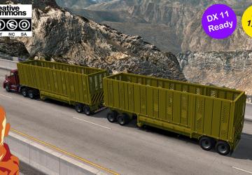 Rodolinea Sugar Crane Trailers version 1.0 for American Truck Simulator (v1.35.x, 1.36.x)