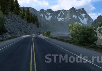 Route Alaska version 1.7 for American Truck Simulator (v1.49.x)