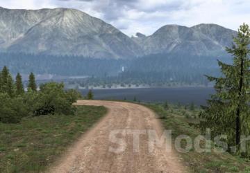 Route Alaska version 1.7 for American Truck Simulator (v1.49.x)