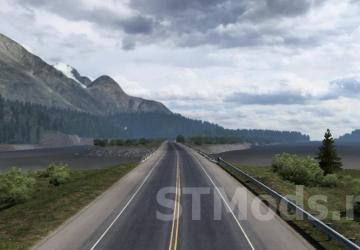 Route Alaska version 1.7 for American Truck Simulator (v1.49.x)