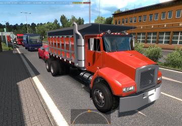 Benson V8 Dump Truck from GTA4 for Traffic v1.0 for American Truck Simulator (v1.35.x, - 1.39.x)