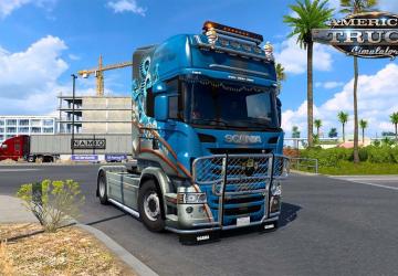 Scania R & Streamline Modifications RJL version 1.0 for American Truck Simulator (v1.45.x)