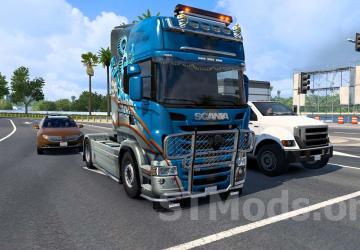 Scania R & Streamline Modifications RJL version 1.2 for American Truck Simulator (v1.47.x)