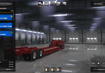 SCS Lowboy Ownable version 2.0 for American Truck Simulator (v1.36.x)