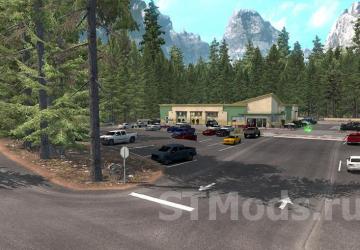 Map Sierra Nevada version 2.5.4 for American Truck Simulator (v1.47.x)