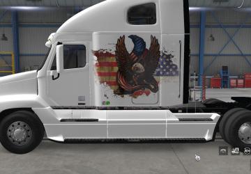 Skin for Freightliner Century & Columbia C 120 v1.0 for American Truck Simulator (v1.38.x, - 1.40.x)