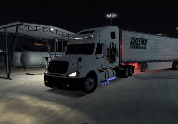 Skin for Freightliner Century & Columbia C 120 v1.0 for American Truck Simulator (v1.38.x, - 1.40.x)