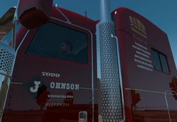 Peterbilt 389 Skin Brother 2 version 1.0 for American Truck Simulator (v1.0.x, - 1.35.x)