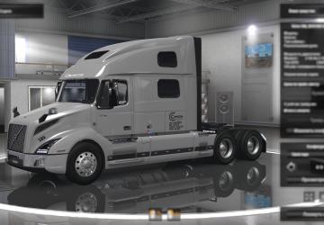 Volvo VNL 2019 Carolina Skin version 2.1 for American Truck Simulator (v1.35.x)