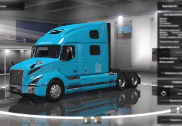 Volvo VNL 2019 Carolina Skin version 2.1 for American Truck Simulator (v1.35.x)