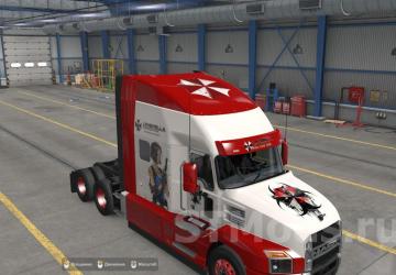 Jill Valentine Skin for Mack Anthem version 0.1 for American Truck Simulator (v1.41.x, - 1.43.x)