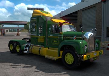 John Deere Skin for Mack B62 version 1.0 for American Truck Simulator (v1.35.x, - 1.39.x)