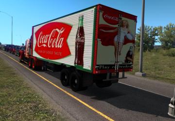 Fruehauf Dryvan 1951 Trailer Skin Pack version 1.0 for American Truck Simulator (v1.35.x, - 1.38.x)