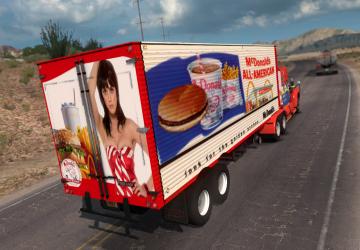 Fruehauf Dryvan 1951 Trailer Skin Pack version 1.0 for American Truck Simulator (v1.35.x, - 1.38.x)
