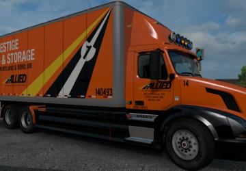 Truck and Moving Rental Skin Pack version 1.0 for American Truck Simulator (v1.36.x, 1.37.x)