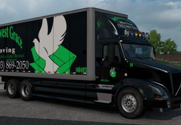 Truck and Moving Rental Skin Pack version 1.0 for American Truck Simulator (v1.36.x, 1.37.x)
