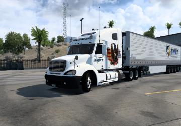 Swift Skin for Freightliner Century & Columbia C 120 v1.1 for American Truck Simulator (v1.38.x, - 1.42.x)