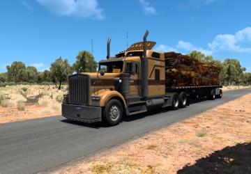 TANAMI Skin for Kenworth W900B Truck version 1.0 for American Truck Simulator (v1.44-1.45)