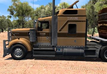 TANAMI Skin for Kenworth W900B Truck version 1.0 for American Truck Simulator (v1.44-1.45)