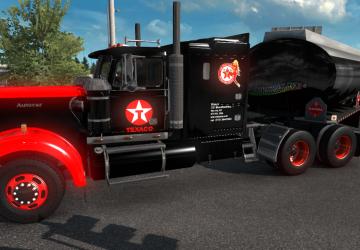 TEXACO Skin for Autocar AT64 version 1.0 for American Truck Simulator (v1.35.x, 1.36.x)