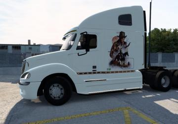 Wild West Skin for Freightliner Century & Columbia v1.0 for American Truck Simulator (v1.44.х)