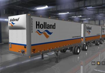 Holland Skin Pack for Own Trailer and Volvo VNL v1.0 for American Truck Simulator (v1.32.x, - 1.35.x)