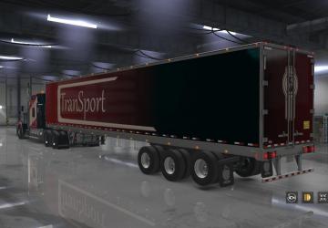 Transport Skin Pack for Kenworth W900 and Own Trailer v1.0 for American Truck Simulator (v1.32.x, - 1.35.x)