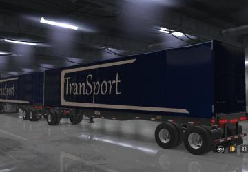 Transport Skin Pack for Kenworth W900 and Own Trailer v1.0 for American Truck Simulator (v1.32.x, - 1.35.x)