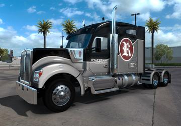 Kenworth W990 Skins edited by Harven version 1.0 for American Truck Simulator (v1.35.x)