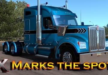 Kenworth W990 Skins edited by Harven version 1.0 for American Truck Simulator (v1.35.x)