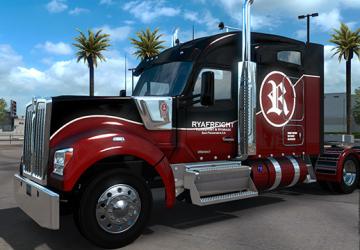 Kenworth W990 Skins edited by Harven version 1.0 for American Truck Simulator (v1.35.x)