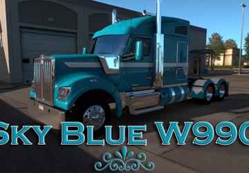 Kenworth W990 Skins edited by Harven version 1.0 for American Truck Simulator (v1.35.x)