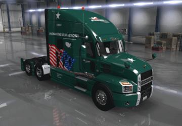 Mack Anthem Skins version 1.0 for American Truck Simulator (v1.35.x, 1.36.x)