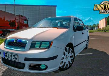 Skoda Fabia RS 2004 version 1.0 for American Truck Simulator (v1.35.x, 1.36.x)