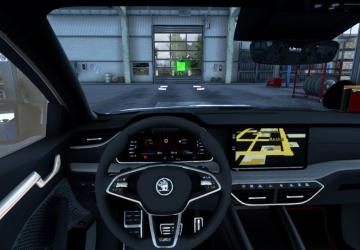 Skoda Octavia 2022 version 1.1 for American Truck Simulator (v1.48.x)