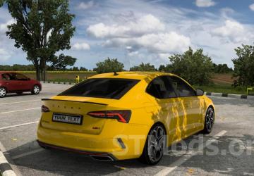 Skoda Octavia 2022 version 1.2.1 for American Truck Simulator (v1.49.x)