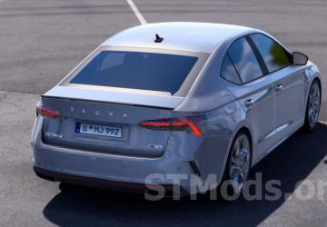 Skoda Octavia 2022 version 1.8 for American Truck Simulator (v1.54.x)