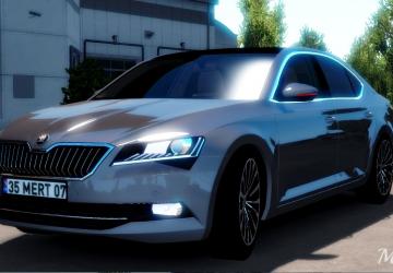 Skoda SuperB 2017 version 4.1 for American Truck Simulator (v1.40.x)