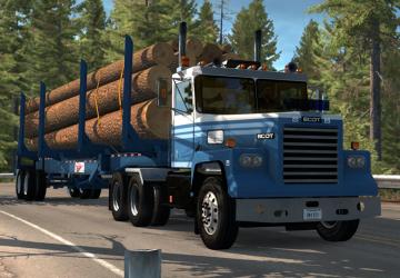 Sparta 4 Bolster Log Trailer version 1.0.2 for American Truck Simulator (v1.38.x)
